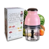 SG Pink Acrylic Electric Chopper 480 ml ( Pack of 1 ) - Pink