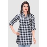 Meher Impex - Black Cotton Blend Women's Shirt Style Top ( Pack of 1 ) - None