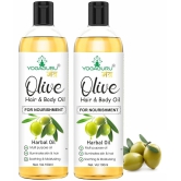 yogaguru mantr Anti Hair Fall Olive Oil 200 ml ( Pack of 2 )