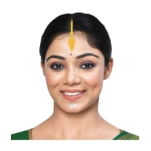 LUV FASHION Gold Maang Tikka ( Pack of 1 ) - Gold