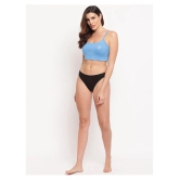 BASIICS By La Intimo Cotton Lycra Thongs - M