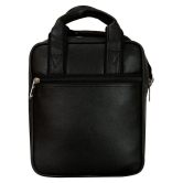 Leather World - Black Solid Messenger Bags - Black