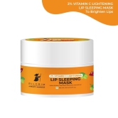 Pilgrim 2% Vitamin C Lightening Lip Sleeping Mask for glowing lips with Australian Kakadu Plum & Lime Pearl | Lip Sleeping Mask for women & men for soft, smooth & dark lips| Reduce pigmentation| 9gm