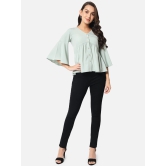 ALL WAYS YOU Women Top Crepe fabric  Green XS