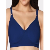 IN CARE LINGERIE - Blue Cotton Non Padded Women''s T-Shirt Bra ( Pack of 1 ) - None