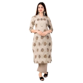 miravan Cotton Kurti With Palazzo - Stitched Suit - XL