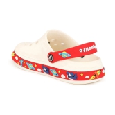 Aqualite Boys White & Red Clogs - None