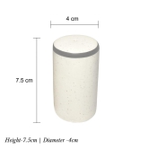 Ceramic Dining Matte White Ceramic Salt & Pepper Shaker