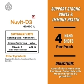 Nuvit D3 with 60k iu Vitamin d3 4 Nano shots