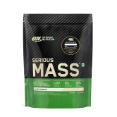 Optimum Nutrition ON Serious Mass High Protein Weight Gain PowderVeg Chocolate with 23 Vitamins-Minerals Glutamine  3g Creatine.-Optimum Nutrition (ON) Serious Mass 3kg | 50g Protein | Vanilla Fl