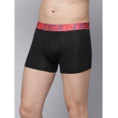 IC4 -  Black Cotton Blend Men's Trunks ( Pack of 2 ) - XL