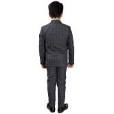 DKGF Fashion - Black Polyester Boys Suit ( ) - None