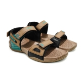 ASIAN - Brown Mens Floater Sandals - None