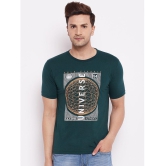 Lycos - Cotton Blend Regular Fit Green Men's T-Shirt ( Pack of 1 ) - None