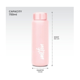 Milton Aqua 750 Stainless Steel Water Bottle (750 ml) Light Pink - Light Pink