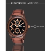 Swisstyle Brown Leather Analog Mens Watch