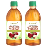 NutrActive Kashvy Filtered Apple Cider Vinegar 1000 ml Unflavoured Pack of 2