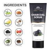 Intimify Charcoal Scrub, ubtan face scrub, blackhead scrub, blackhead removing cream, black head remover, face mask, 100 gm