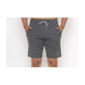 MADTEE - Black Cotton Blend Men's Shorts ( Pack of 1 ) - None