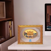 24K Gold Plated Swarn Mandir Customized Photo Frame For Corporate Gifting