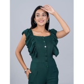 SIPET - Green Rayon Slim Fit Womens Jumpsuit ( Pack of 1 ) - None