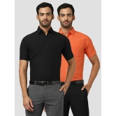 DESHBANDHU DBK - Multicolor Cotton Regular Fit Mens Formal Shirt (Pack of 2) - None