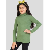 YHA - Mint Green Fleece Girls T-Shirt ( Pack of 1 ) - None