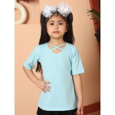 MINI & MING Solid Round Neck Cotton Top