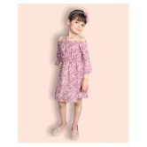 ADDYVERO Girls Knee Length Casual Dress - None