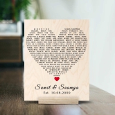 Personalised | Anniversary | Wedding Gift Special-10x8 Inch