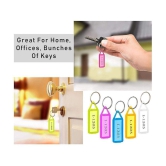 Prachi Multicolour Plastic Keychain - Pack of 50