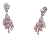 Stunning Cubic Zirconia Chandelier Earrings