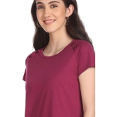 Sugr - Red Cotton Regular Fit Womens T-Shirt ( Pack of 1 ) - L