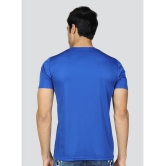 Supersquad Polyester Regular Fit Solid Half Sleeves Mens T-Shirt - Blue ( Pack of 1 ) - None