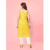 Aarika Girls Cotton Kurti ( Pack of 1 , Yellow ) - None