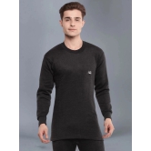 Dollar Pack of 1 Cotton Blend Mens Thermal Tops ( Black ) - None