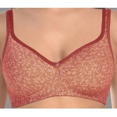 Madam - Red Cotton Blend Lightly Padded Womens Everyday Bra ( Pack of 1 ) - None