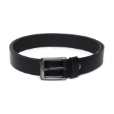 samtroh - Black Leather Mens Formal Belt ( Pack of 1 ) - None