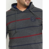 AUSTIVO Fleece Hooded Mens Sweatshirt - Grey ( Pack of 1 ) - None