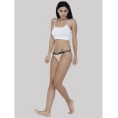 BASIICS By La Intimo - Beige BCPBR09 Cotton Lycra Solid Womens Bikini ( Pack of 1 ) - None