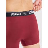 Fuaark Maroon Ultra Soft Modal Modal Mens Trunks ( Pack of 1 ) - None