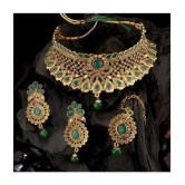 Sukkhi - Green Alloy Necklace Set ( Pack of 1 ) - Green