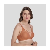 Elina - Brown Cotton Lightly Padded Womens T-Shirt Bra ( Pack of 1 ) - None