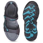 Aqualite - Dark Grey Mens Floater Sandals - None