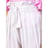 Women Pink & White Top with Trousers