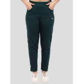 YHA Green Fleece Womens Running Trackpants ( Pack of 1 ) - None