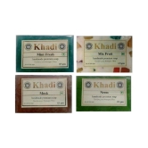 Khadi Herbal Soap Combo: Mint Fresh, Mix Fruit, Musk & Neem Soap 500 gm Pack of 4