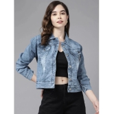 Aarika - Denim Blue Denim Jacket - None