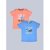 Lux Cozi - Blue Cotton Boys T-Shirt ( Pack of 2 ) - None