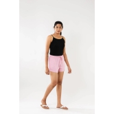 Lt.Pink Women Shorts-L